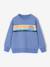 Graphic round neck sweatshirt for boys grey blue+marl white - vertbaudet enfant 