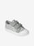 Girls' synthetic trainers with touch 'n' close fastening printed pink+sage green - vertbaudet enfant 