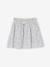 Jupe tournante imprimée fille beige+blanc imprimé+bleu chambray+rose pâle - vertbaudet enfant 