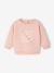 Sweat-shirt bébé fille message imprimé rose poudré+vanille - vertbaudet enfant 
