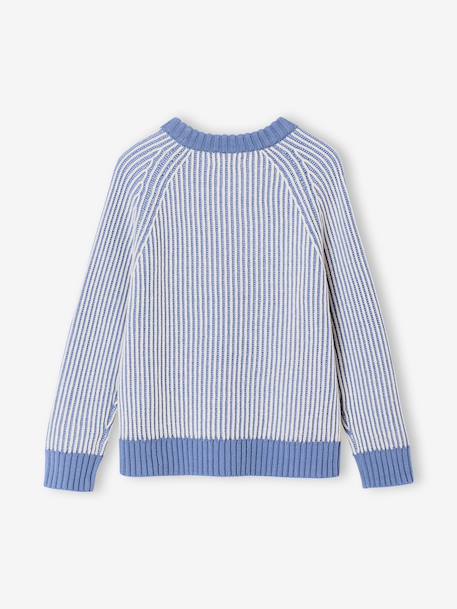 Knitted Jumper for Boys blue - vertbaudet enfant 