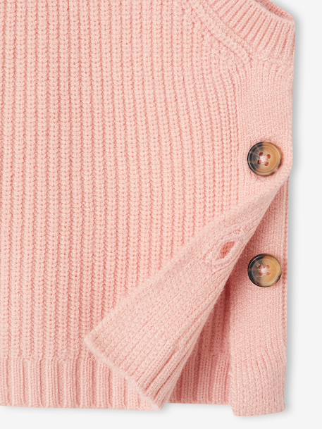 Sleeveless jumper for babies ecru+navy blue+rosy - vertbaudet enfant 
