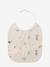 Pack of 2 plasticised baby bibs printed white - vertbaudet enfant 
