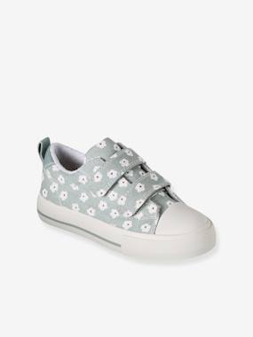 Shoes-Floral Hook-&-Loop Trainers for Children, Designed for Autonomy 