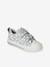 Floral Hook-&-Loop Trainers for Children, Designed for Autonomy printed green+printed pink - vertbaudet enfant 
