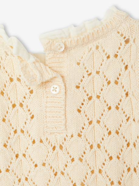 2-in-1 Jumper for Girls ecru - vertbaudet enfant 