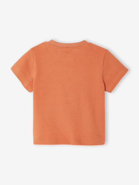 T-shirt bébé garçon coton bio noisette - vertbaudet enfant 