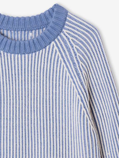Knitted Jumper for Boys blue - vertbaudet enfant 