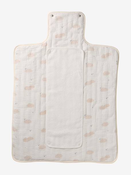 Travel Changing Mat ecru+hazel+white - vertbaudet enfant 