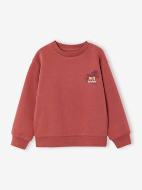 Sweat col rond garçon manches lo - vertbaudet enfant