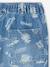 Easy-to-Slip-On Denim Bermuda Shorts for Boys denim grey+double stone+printed blue+stone+striped blue - vertbaudet enfant 