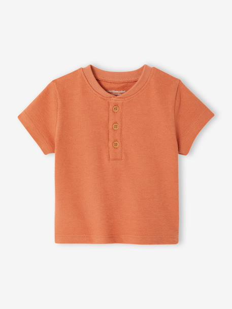 T-shirt bébé garçon coton bio noisette - vertbaudet enfant 