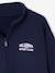 Sweat zippé garçon col camionneur marine+rouge - vertbaudet enfant 