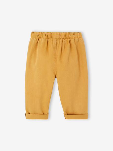 Trousers with Elasticated Waistband for Babies caramel+vanilla - vertbaudet enfant 