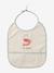 Pack of 2 plasticised baby bibs printed white - vertbaudet enfant 