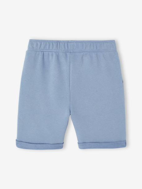 Boys' Fleece Bermuda Shorts chambray blue+Dark Blue+khaki+pecan nut - vertbaudet enfant 