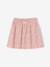 Jupe tournante imprimée fille beige+blanc imprimé+bleu chambray+rose pâle - vertbaudet enfant 