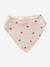 3 Bandana-Style Bibs in Cotton Gauze Brown+cappuccino+ecru+grey blue+Light Green+pale pink+printed beige+sage green+White/Print - vertbaudet enfant 