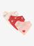 Lot 3 bavoirs bandanas en gaze de coton beige imprimé+BLANC+bleu grisé+cappuccino+écru+lot renard+lot vert panda+rose pâle+vert sauge - vertbaudet enfant 
