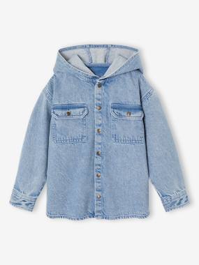 Chemise garçon en denim - vertbaudet enfant Garçon-Chemise garçon en denim