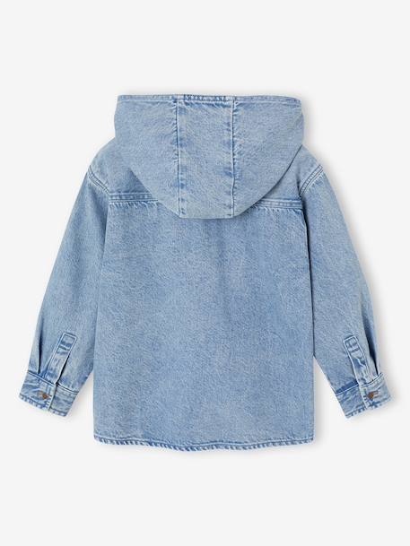 Boy's denim shirt double stone - vertbaudet enfant 