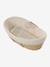 Carrycot Liner in Cotton Gauze grey blue+printed beige+white - vertbaudet enfant 