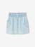 Denim Skirt with Heart Pocket for Girls bleached denim+brut denim - vertbaudet enfant 