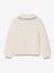 Fancy Knit Jumper for Girls ecru - vertbaudet enfant 
