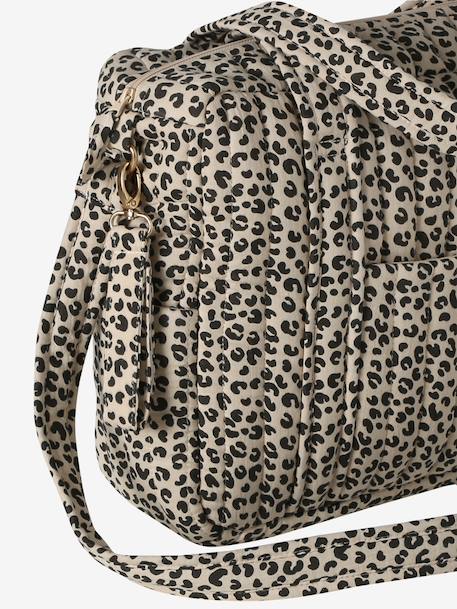 JOIOSA cotton muslin changing bag bronze+ecru+night blue+printed beige - vertbaudet enfant 