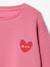 Sweat fille motif imprimé corail+pivoine+vanille+violet - vertbaudet enfant 