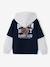 Boys' sports hooded sweatshirt navy blue - vertbaudet enfant 