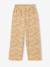 Girls' ribbed knit leggings beige+ecru+printed white - vertbaudet enfant 
