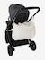 Sac à langer COLINA gaze de coton blanc+écru - vertbaudet enfant 