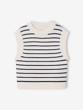 Pull sans manche fille - vertbaudet enfant Fille-Pull sans manche fille