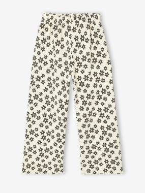 Girls-Girls' ribbed knit leggings 