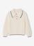 Fancy Knit Jumper for Girls ecru - vertbaudet enfant 