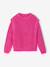 Jumper with Frill Detail On the Shoulders, for Girls peony pink - vertbaudet enfant 