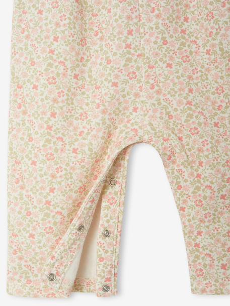 Fleece Dungarees + Headband for Babies ecru+vanilla - vertbaudet enfant 