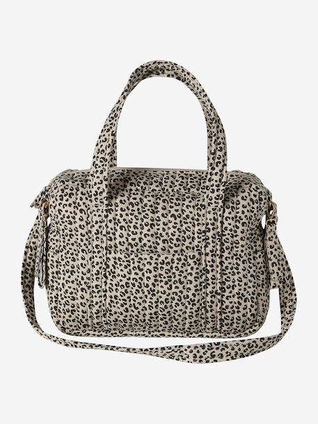 JOIOSA cotton muslin changing bag bronze+ecru+night blue+printed beige - vertbaudet enfant 