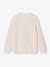 Gilet fille fantaisie en côte perlée blush+écru+vanille - vertbaudet enfant 