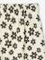 Girls' ribbed knit leggings beige+ecru+printed white - vertbaudet enfant 