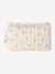 Trousse toilette Mama gaze coton beige imprimé+blanc+écru - vertbaudet enfant 