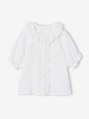 -Chemise fille broderie anglaise