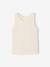 Débardeur fille en côtes beige+écru+rayé bleu+rose bonbon+vert sauge - vertbaudet enfant 
