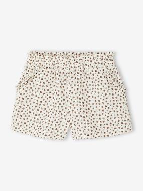 Girls-Girls' short with a cotton gauze waist