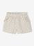 Girls' short with a cotton gauze waist beige+pale blue+rose+sage green - vertbaudet enfant 