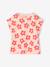 Lot de 3 tee-shirts fille fantaisie manches courtes bleu grisé+bleu pâle+rose poudré - vertbaudet enfant 