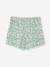 Fleece Sports Shorts for Girls aqua green+ecru+navy blue+vanilla - vertbaudet enfant 
