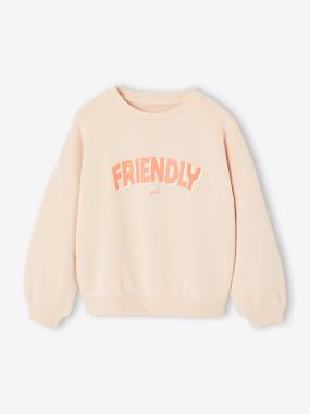 Sweat fille message positif - vertbaudet enfant Fille-Sweat fille message positif