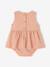 Dress with Integrated Bodysuit for Newborns old rose - vertbaudet enfant 